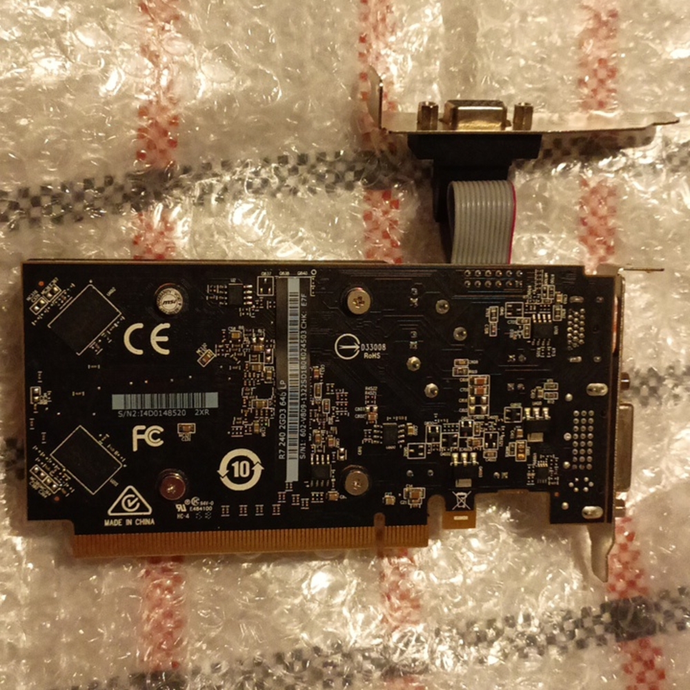 MSI AMD Radeon R7 240 Graphics Card/ 2GB/ Low Profile, Tested, Terrific - Picture 2 of 5